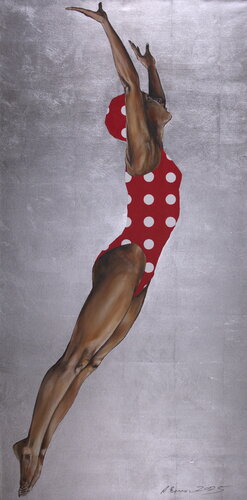 Joy Of Diving van Arno Bruse, Schilderij te koop op Singulart