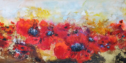 Sommer-Mohn di Arno Bruse, Pittura in vendita su Singulart