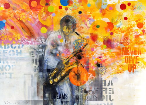 Am Rande der Gefühle by Arno Bruse, Painting for Sale on Singulart