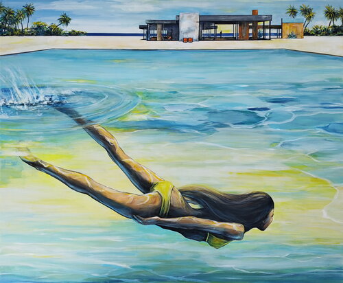 Sound Of Silence de Arno Bruse, Pintura a la venta en Singulart