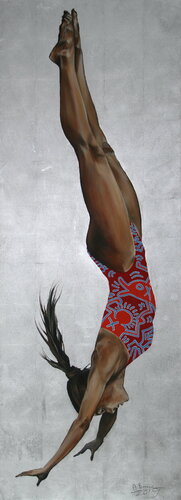 "The Art of Flying" van Arno Bruse, Schilderij te koop op Singulart