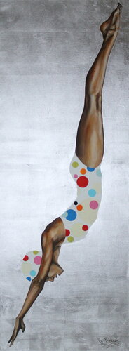 "High Dive XXXIII" van Arno Bruse, Schilderij te koop op Singulart