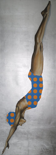 "High Dive XXXV" van Arno Bruse, Schilderij te koop op Singulart