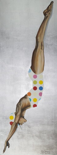 "High Dive XXXVI van Arno Bruse, Schilderij te koop op Singulart