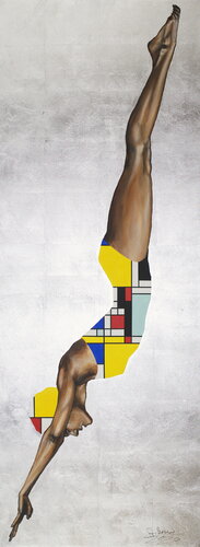 The Art of Diving XIX van Arno Bruse, Schilderij te koop op Singulart