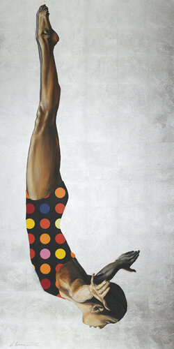 Fly High, Dive Deep di Arno Bruse, Pittura in vendita su Singulart