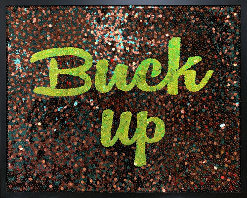 Buck Up (full sequins) van Gianna DiBartolomeo, Andere media te koop op Singulart