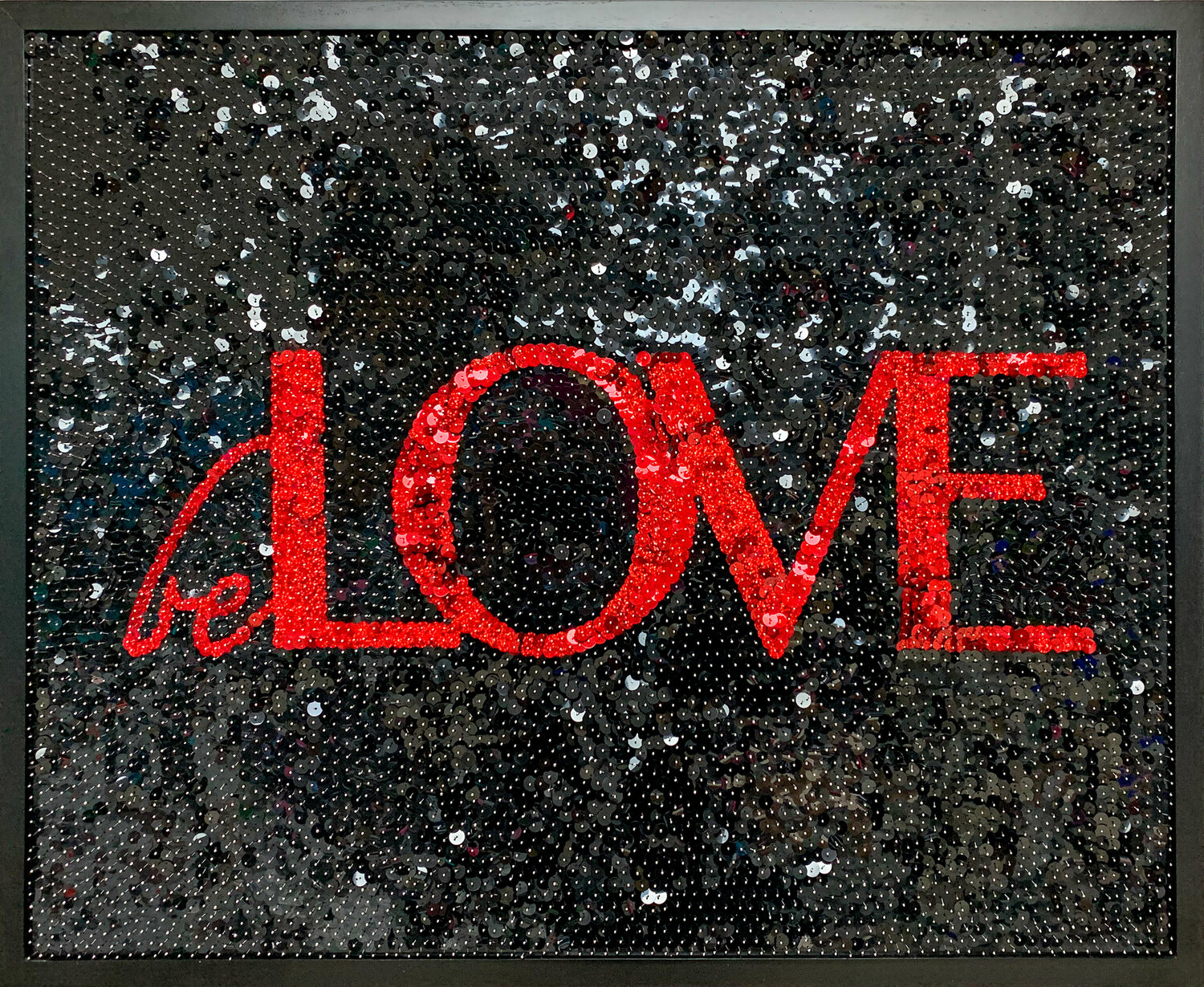 beLOVE (full sequins) black and red Gianna DiBartolomeo