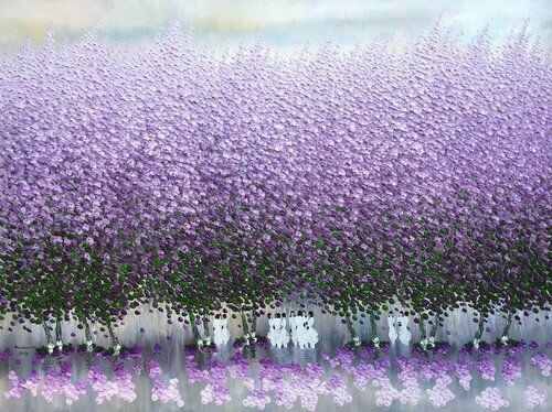 Early Rain di Trong Thuong Tran, Pittura in vendita su Singulart