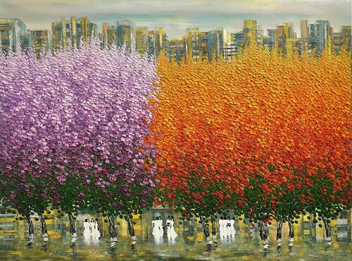 Sunny day di Trong Thuong Tran, Pittura in vendita su Singulart