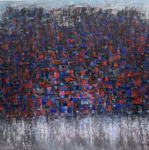 Rainy day street von Trong Thuong Tran, Malerei kaufen auf Singulart