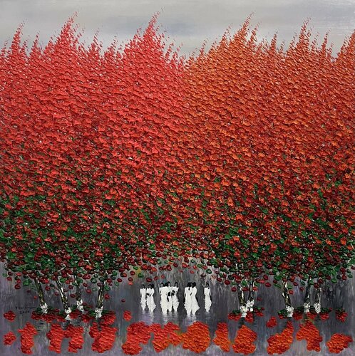 A summer morning di Trong Thuong Tran, Pittura in vendita su Singulart