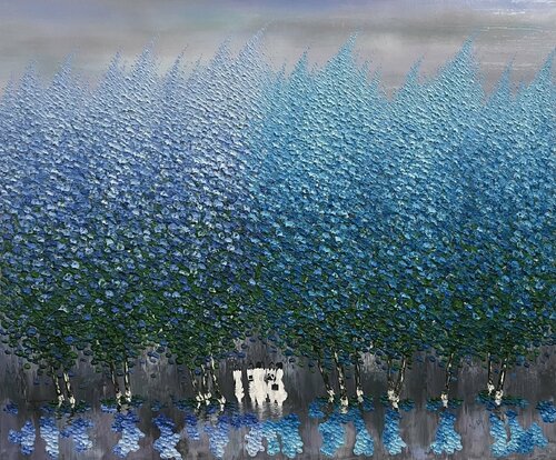 Winter afternoon van Trong Thuong Tran, Schilderij te koop op Singulart