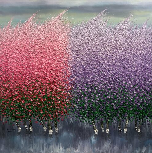 Seasonal song No.2 by Trong Thuong Tran, Painting for Sale on Singulart