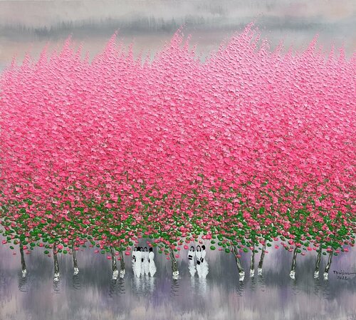 An early spring No.3 di Trong Thuong Tran, Pittura in vendita su Singulart