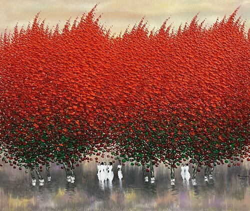 After the summer rain No.5 di Trong Thuong Tran, Pittura in vendita su Singulart