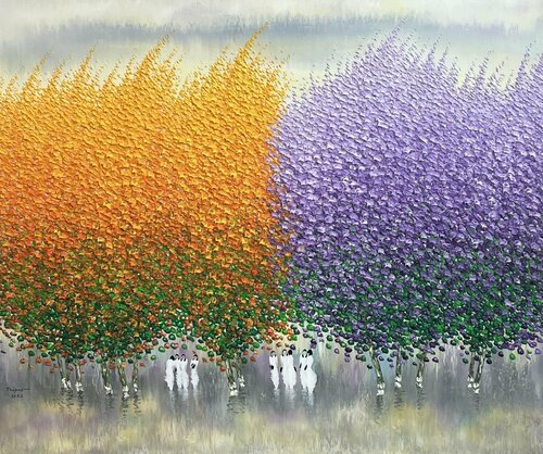 Summer rain von Trong Thuong Tran, Malerei kaufen auf Singulart