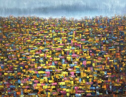City after the rain No.3 van Trong Thuong Tran, Schilderij te koop op Singulart