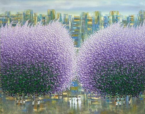 Summer Street No.2 di Trong Thuong Tran, Pittura in vendita su Singulart