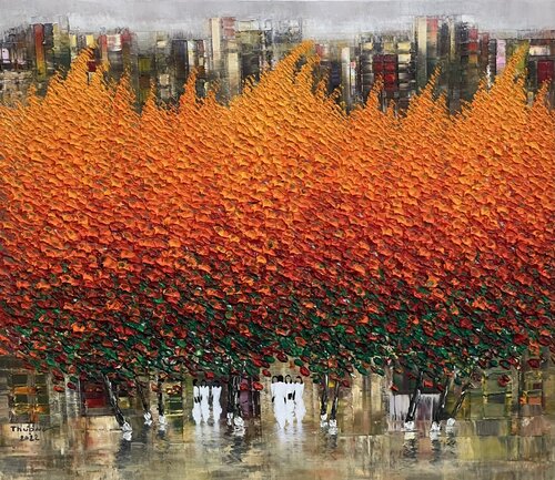 Early autumn di Trong Thuong Tran, Pittura in vendita su Singulart