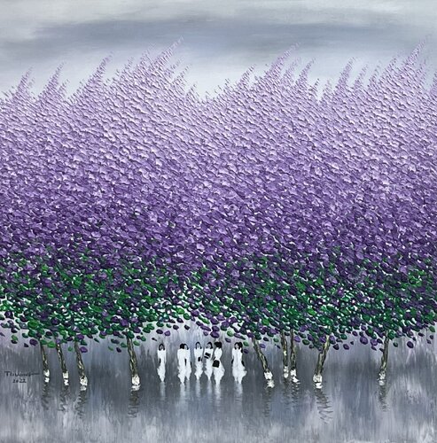 The winter rain de Trong Thuong Tran, Pintura a la venta en Singulart