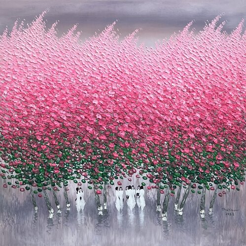 After the spring rain No.6 di Trong Thuong Tran, Pittura in vendita su Singulart