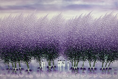 Early winter di Trong Thuong Tran, Pittura in vendita su Singulart