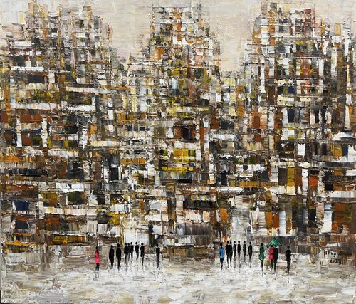 The city of love by Trong Thuong Tran, Painting for Sale on Singulart