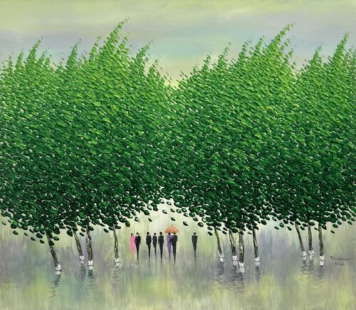 Under the shadow of happiness No.4 von Trong Thuong Tran, Malerei kaufen auf Singulart