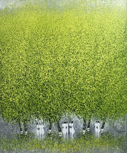 Early spring di Trong Thuong Tran, Pittura in vendita su Singulart