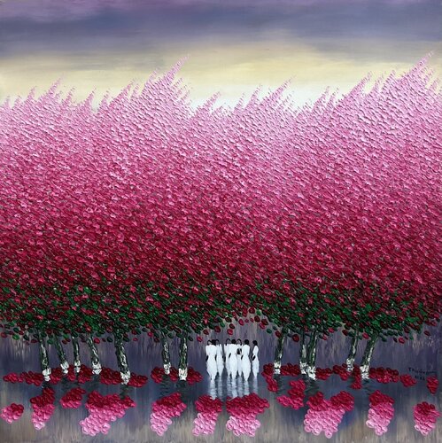 Afternoon shadow di Trong Thuong Tran, Pittura in vendita su Singulart
