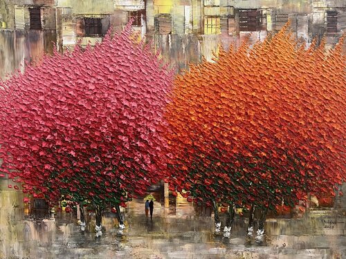 Season changes von Trong Thuong Tran, Malerei kaufen auf Singulart