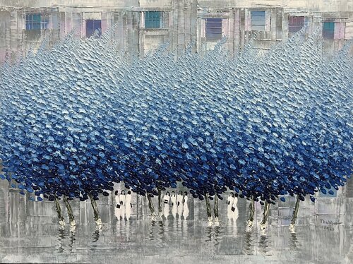 Spring in the schoolyard Trong Thuong Tran