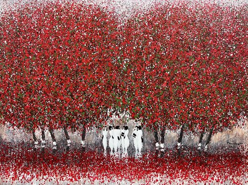 Winter comes di Trong Thuong Tran, Pittura in vendita su Singulart