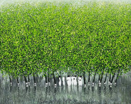 Rainy spring day van Trong Thuong Tran, Schilderij te koop op Singulart