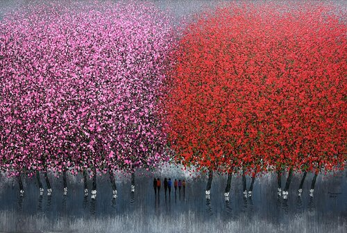 The moment of changing seasons by Trong Thuong Tran, Painting for Sale on Singulart