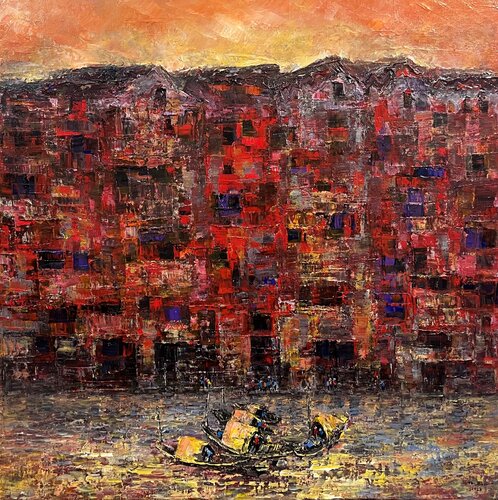 Sunny afternoon de Trong Thuong Tran, Pintura a la venta en Singulart