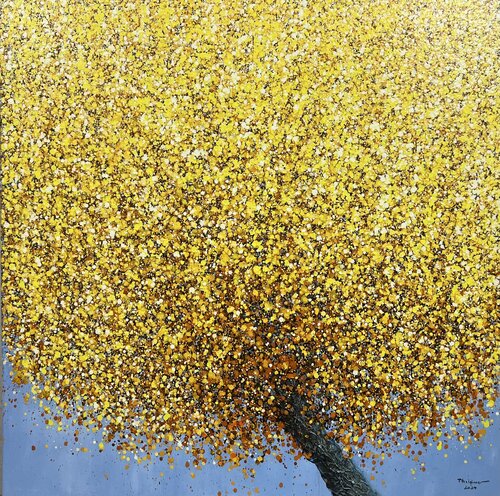 Autumn breeze di Trong Thuong Tran, Pittura in vendita su Singulart