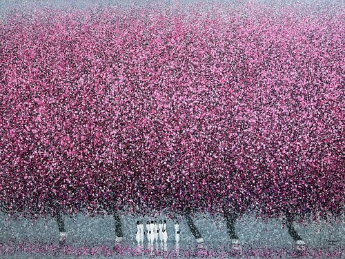 A winter morning No.4 van Trong Thuong Tran, Schilderij te koop op Singulart