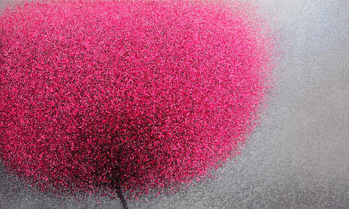 Peach blossoms before the spring breeze No.3 van Trong Thuong Tran, Schilderij te koop op Singulart
