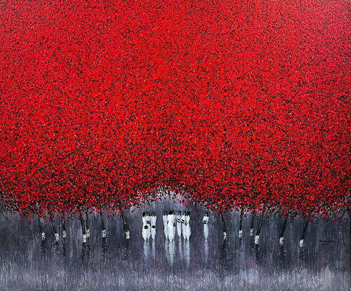 After the winter rain von Trong Thuong Tran, Malerei kaufen auf Singulart