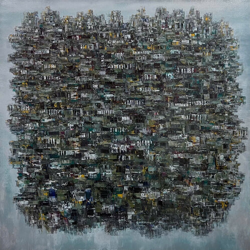 Memories of a city No.2 van Trong Thuong Tran, Schilderij te koop op Singulart