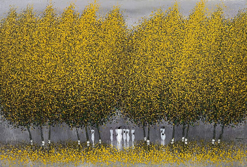 Through the autumn days by Trong Thuong Tran, Painting for Sale on Singulart