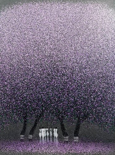 Passing through the winter days by Trong Thuong Tran, Painting for Sale on Singulart