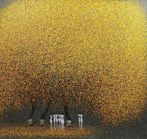 Passing Autumn van Trong Thuong Tran, Schilderij te koop op Singulart