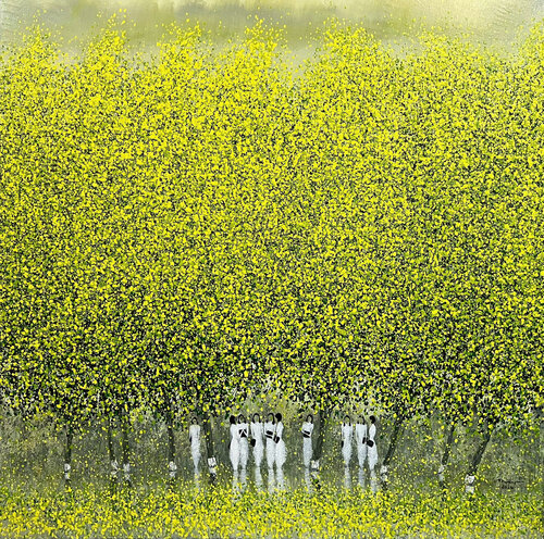 Passing through the autumn days No.3 von Trong Thuong Tran, Malerei kaufen auf Singulart