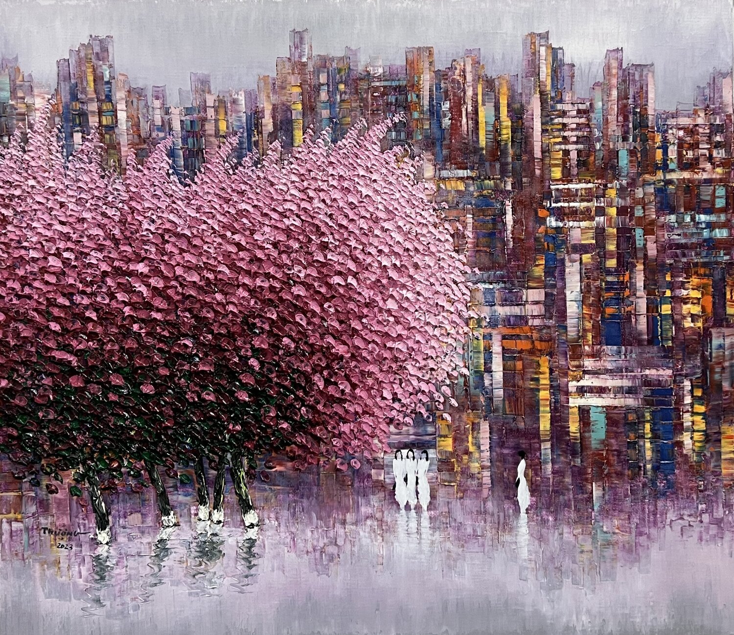 City after the rain Trong Thuong Tran