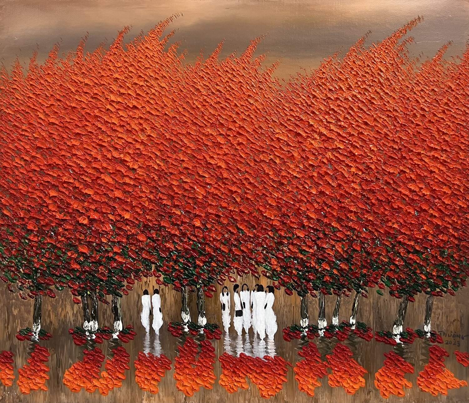 Red leaf season Trong Thuong Tran