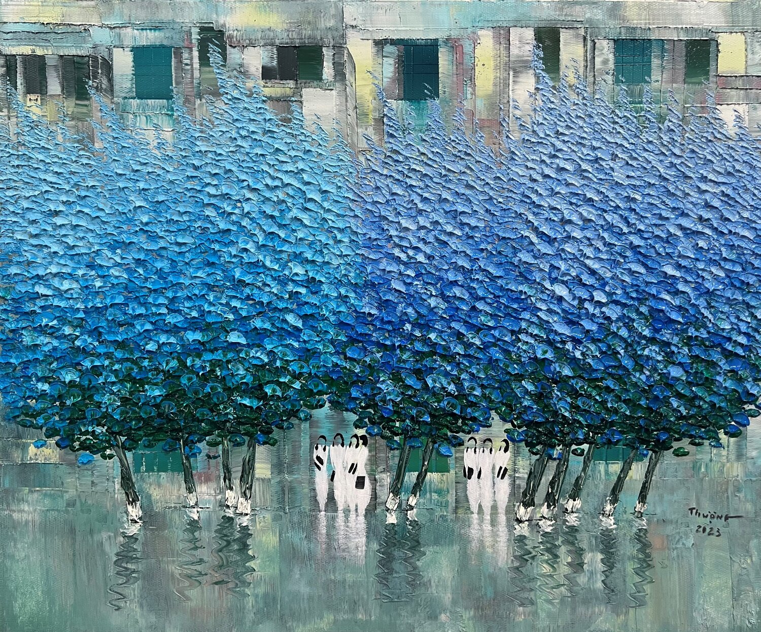 Rainy day street Trong Thuong Tran