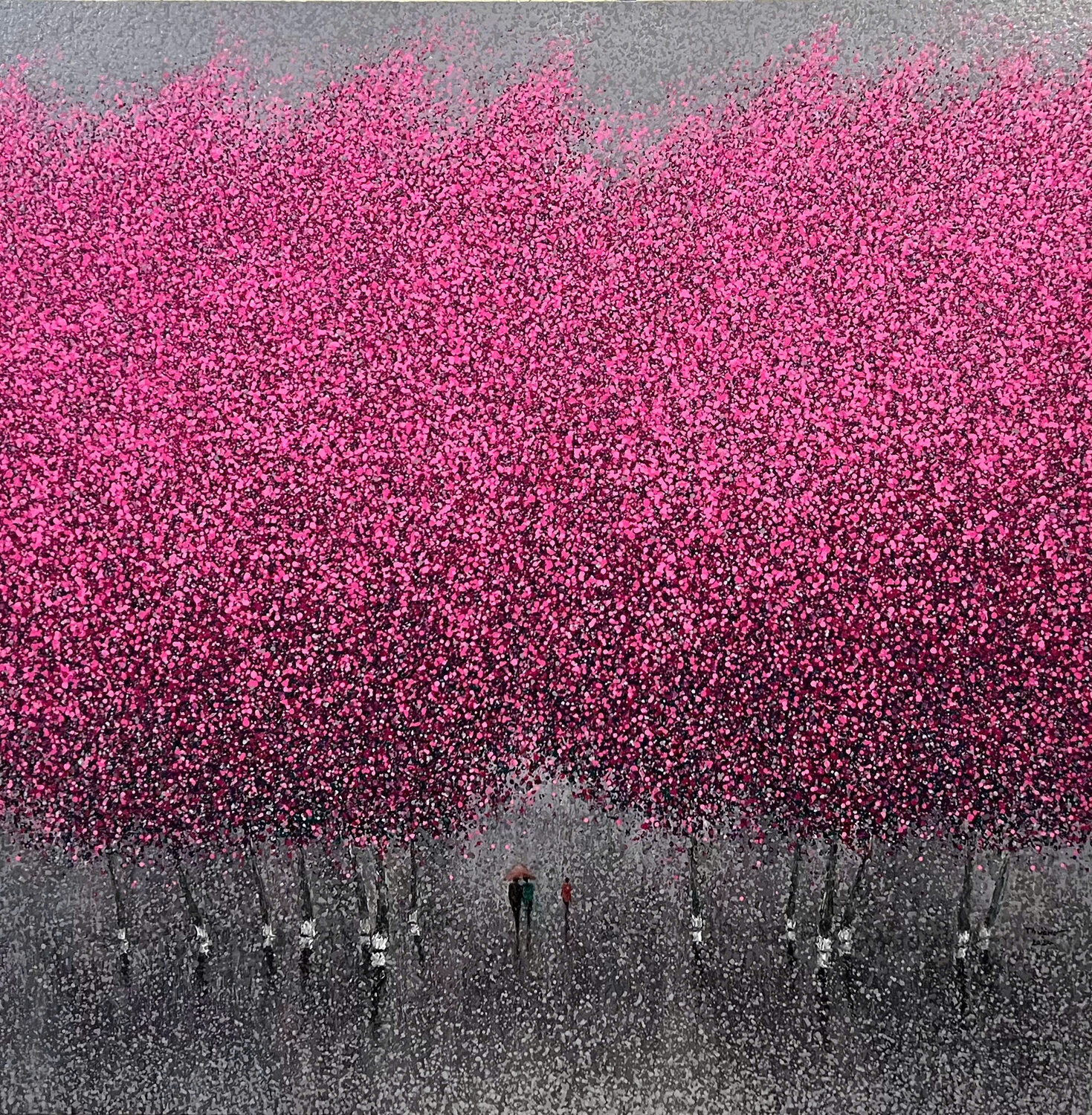 Winter of love Trong Thuong Tran Originalgemälde zu verkaufen